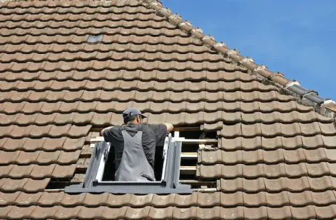 Pose de velux - Doizieux